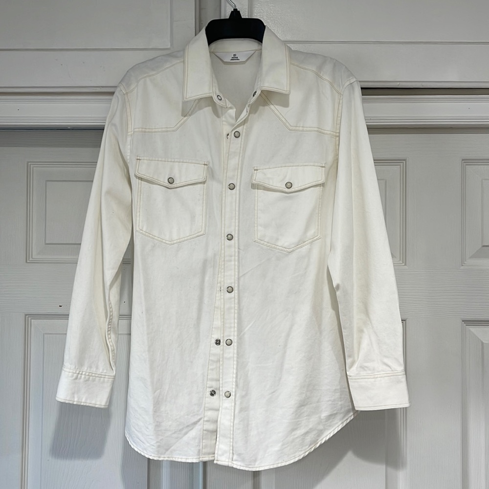 White Denim Jacket